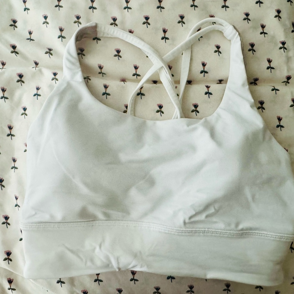 Lululemon Athletica White Sports Bra
